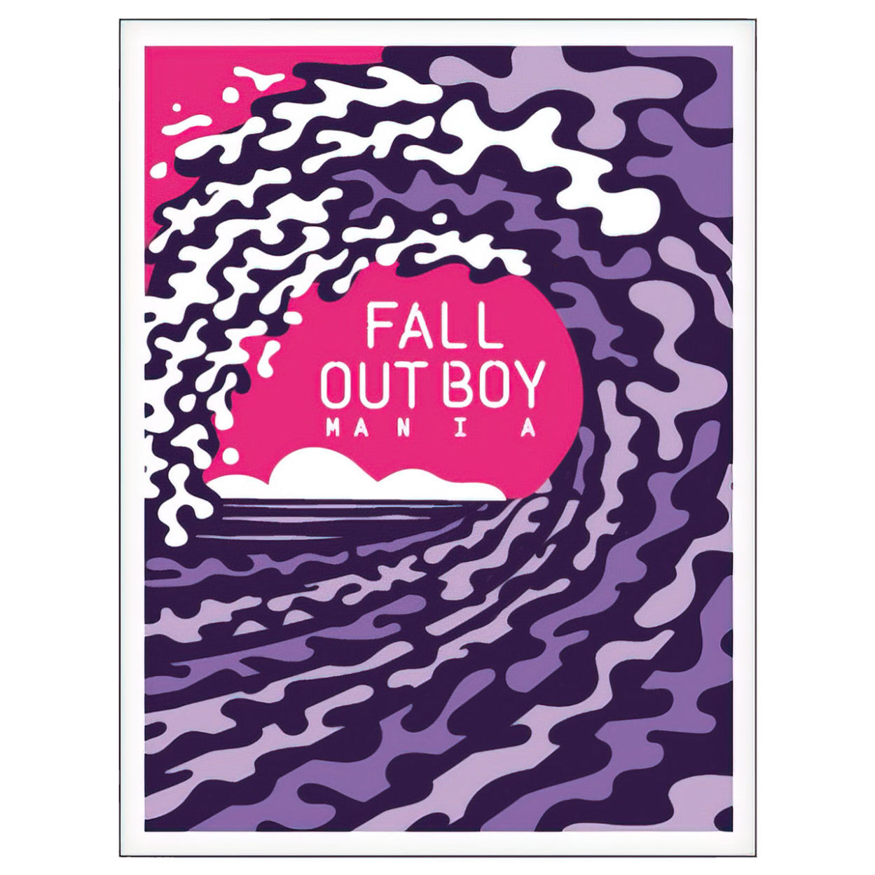 Fall Out Boy Mania Screen Printed Poster