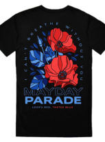MAYDAY PARADE Looks Red Taste Blue T-shirt Back