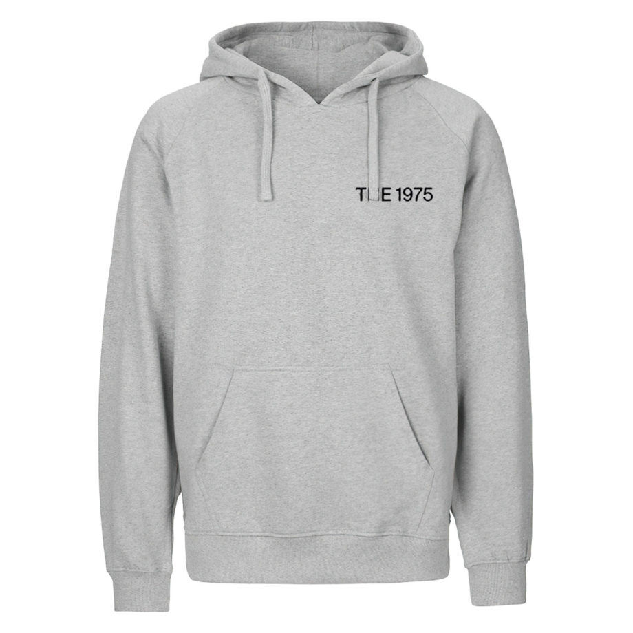 The 1975 Music For Cars Heather Gray Hoodie Front