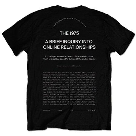 The 1975 Welcome Ver1 Tshirt Back