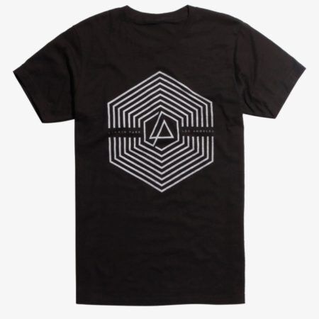 LINKIN PARK Los Angeles Geometric Shapes Logo Tshirt