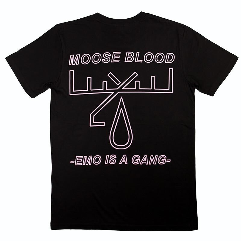 MOOSE BLOOD Emo is a gang Tshirt