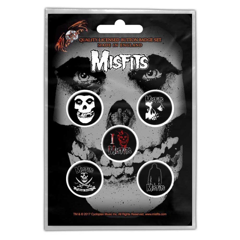 THE MISFITS Skull Pin Pack Other
