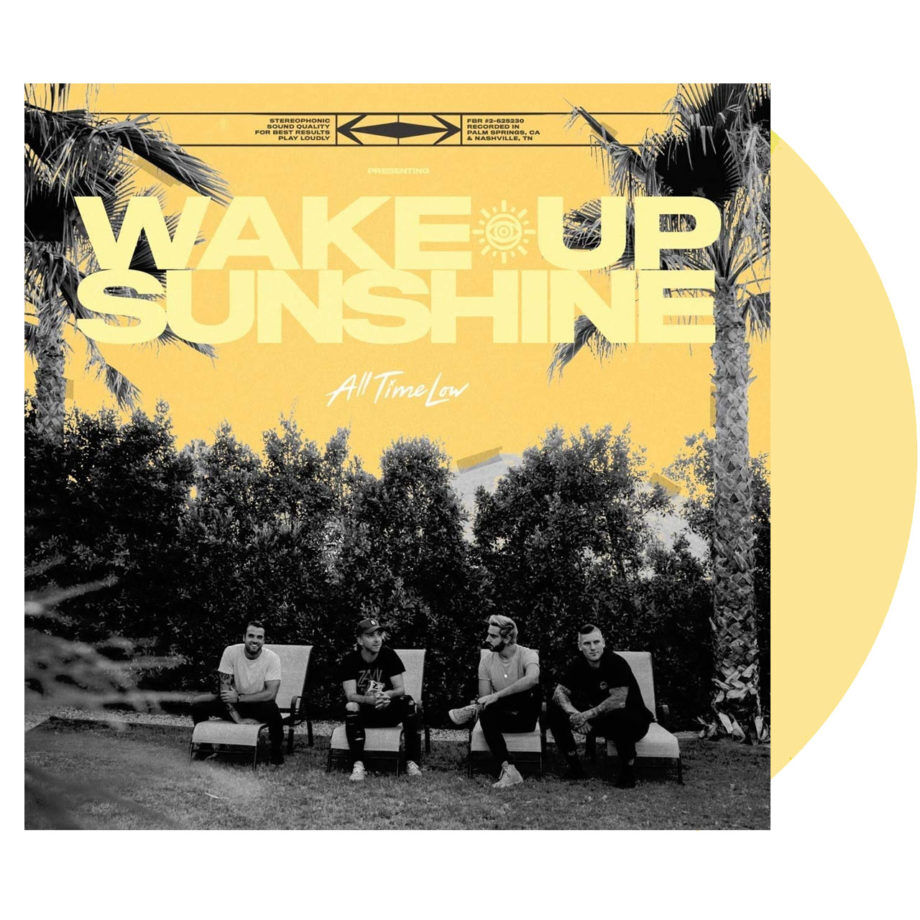 ALL TIME LOW Wake Up Sunshine Vinyl LP Custard White