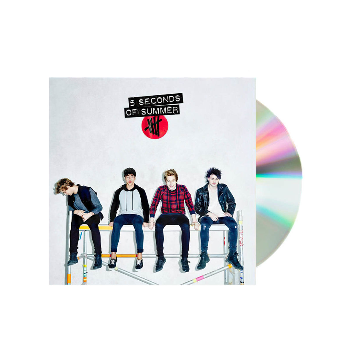 5 Seconds of summer self titled white cd