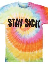Stay Sick Clothing It's Lit Tie Dye T-shirt Front