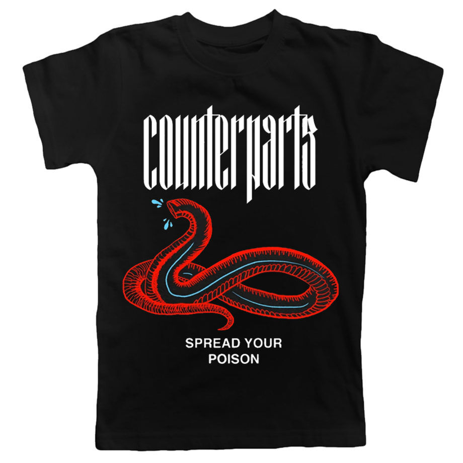 Counterparts spread your poison tshirt