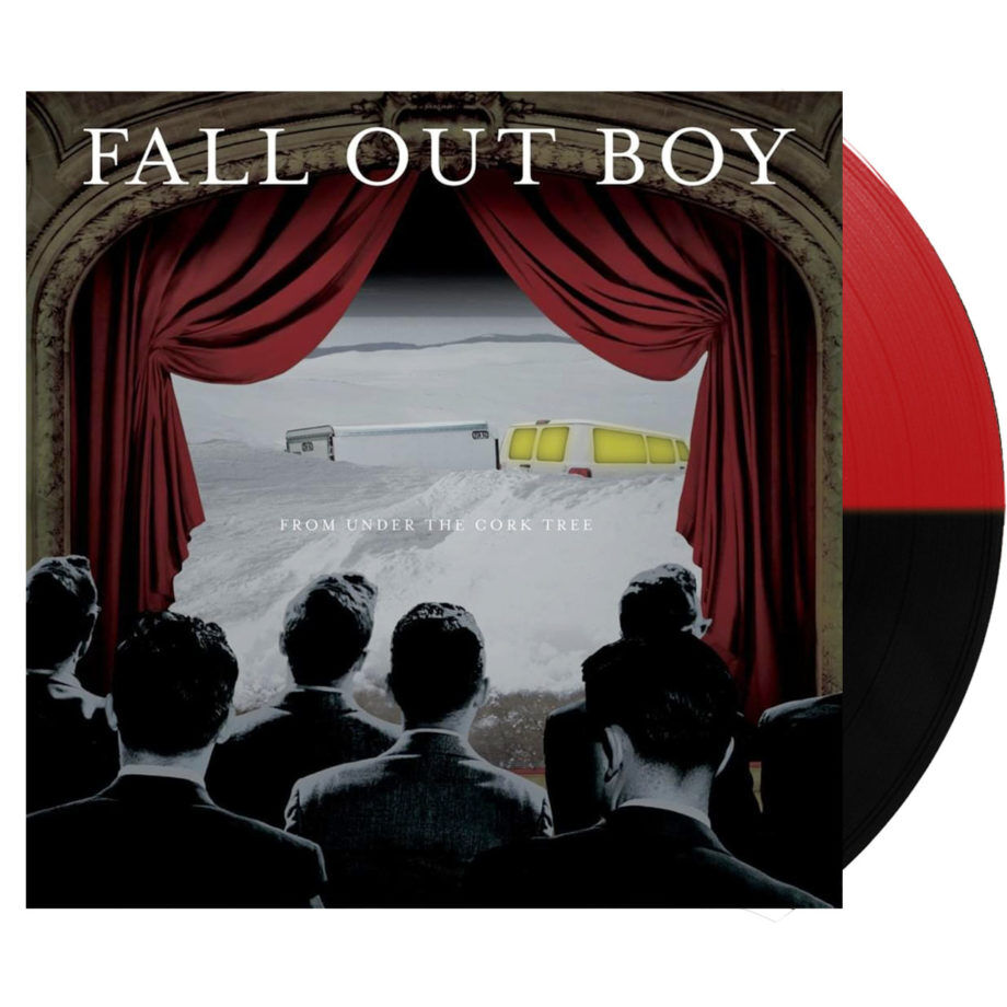 Fall Out Boy From Under The Cork Tree Split Red Black Vinyl