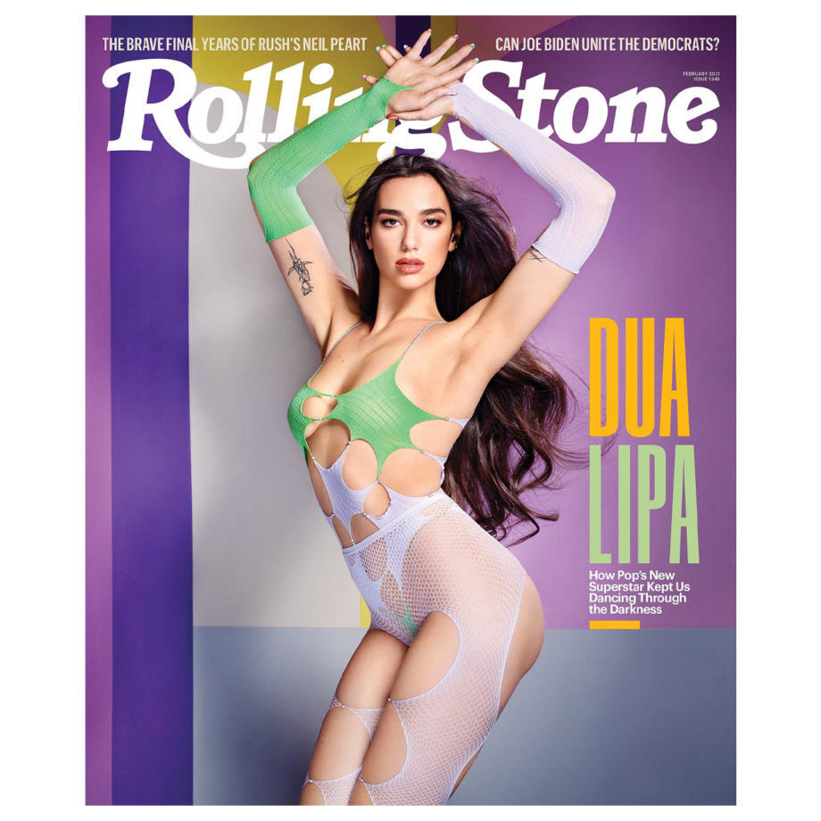 DUA LIPA Rolling Stones February 2021 Magazine