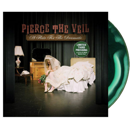 Pierce The Veil - A Flair For The Dramatic Green and White Marble Vinyl