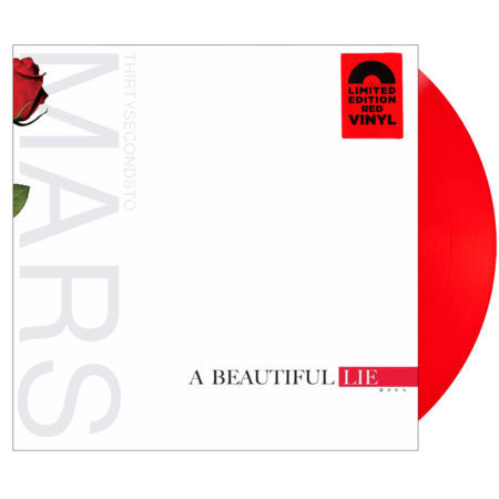 THIRTY SECONDS TO MARS A Beautiful Lie Red Vinyl