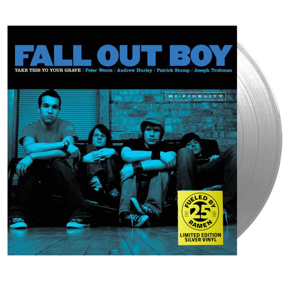 FALL OUT BOY Take This To Your Grave Silver Vinyl