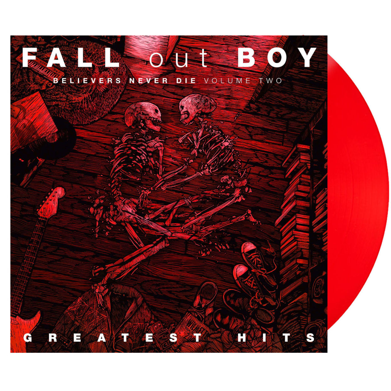 FALL OUT BOY Believers Never Die Vol. 2 Red Vinyl