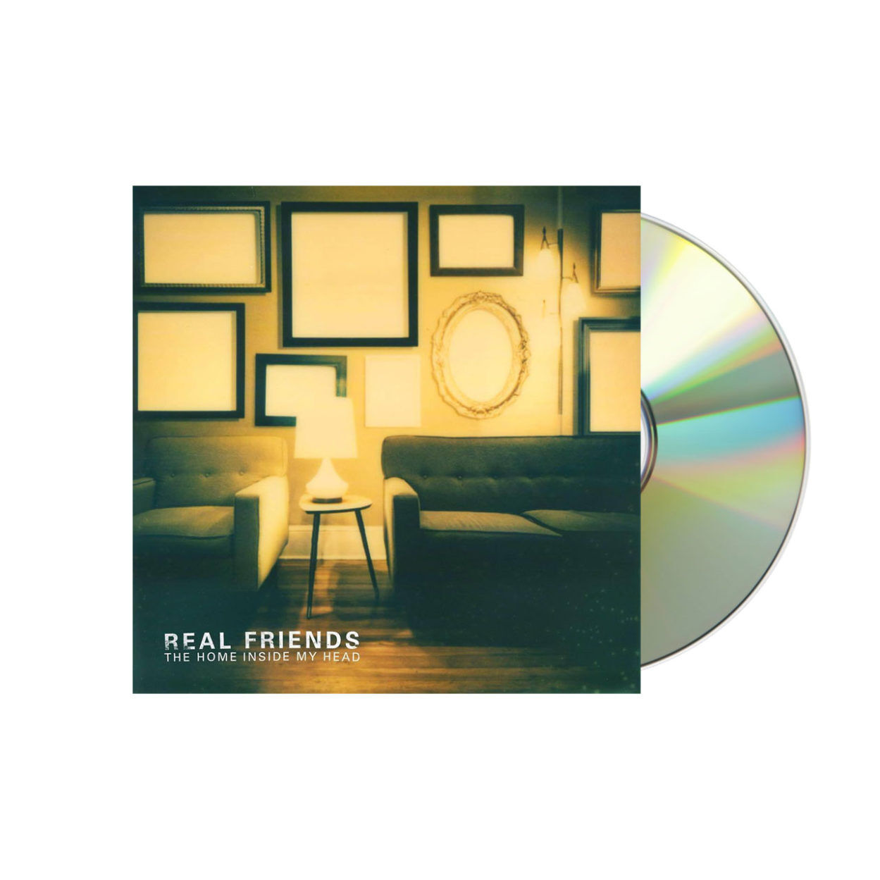 REAL FRIENDS Home Inside My Head White CD