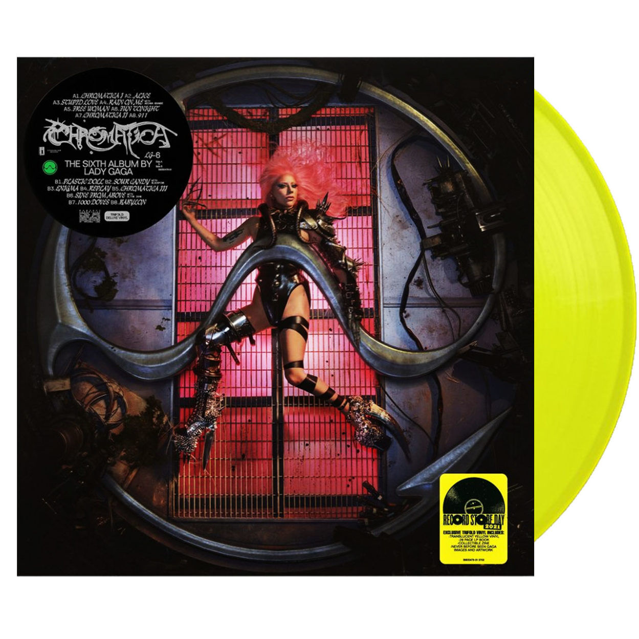 LADY GAGA Chromatica RSD Deluxe Yellow Vinyl