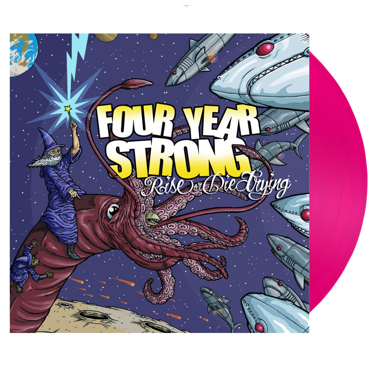FOUR YEAR STRONG Rise Or Die Trying Pink Vinyl