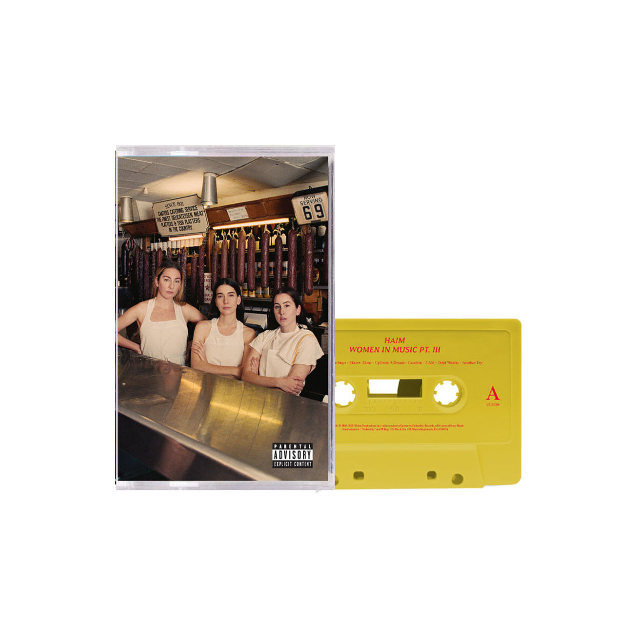 HAIM Women In Music Pt.III Yellow Cassette
