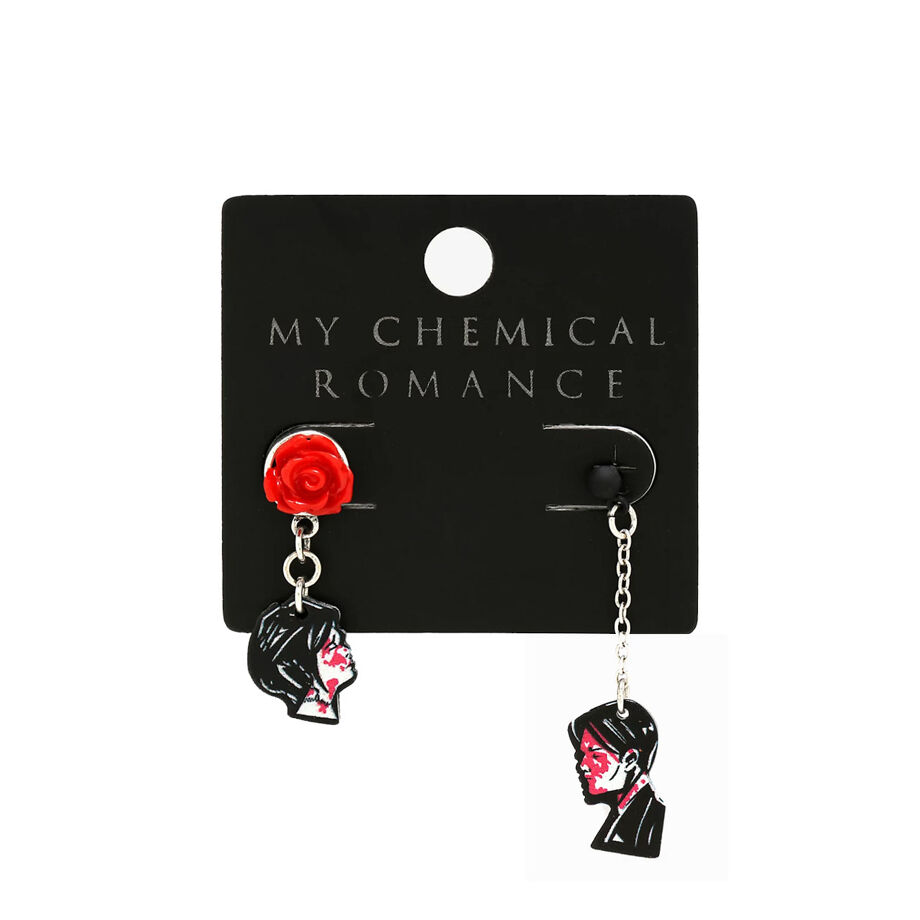 My Chemical Romance Three Cheers Couple Earrings Accessory