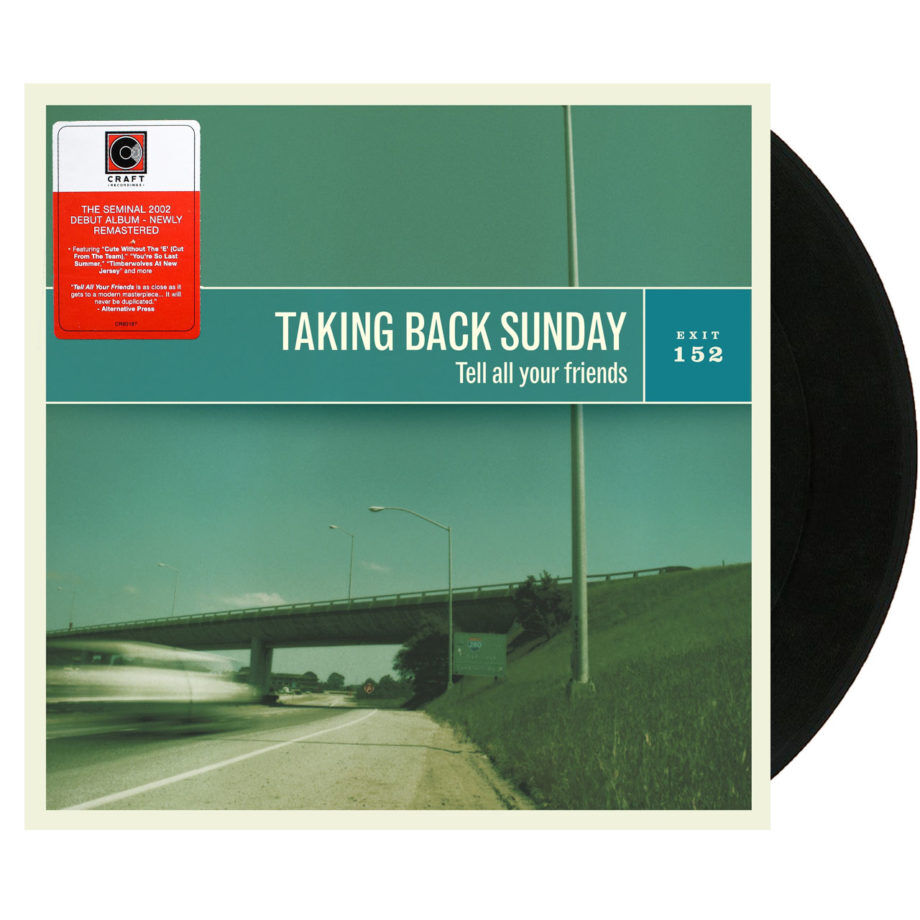 TAKING BACK SUNDAY Tell All Your Friends 20th Anniversary Vinyl