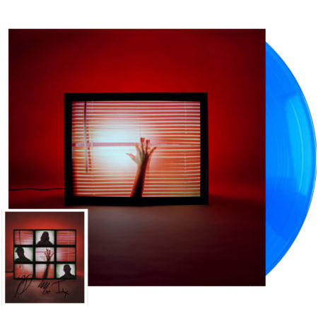 CHVRCHES Screen Violence Blue Vinyl With Poster Signed Card