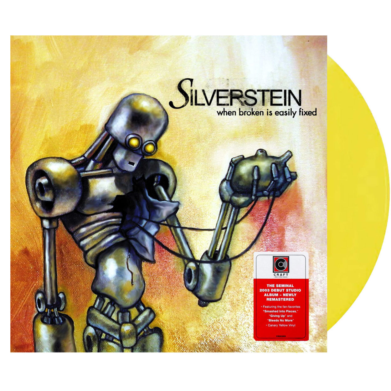 SILVERSTEIN When Broken Is Easily Fixed Yellow Vinyl