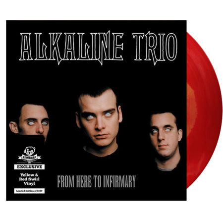 ALKALINE TRIO From Here To Infirmary Yellow Red Vinyl