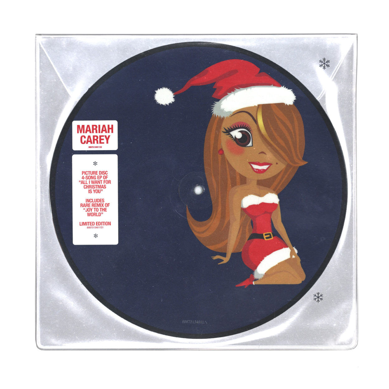 MARIAH CAREY All I Want For Christmas Is You 10inch Picture Disc Vinyl