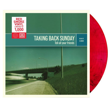 TAKING BACK SUNDAY Tell All Your Friends Red Smoke Vinyl