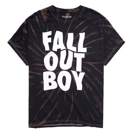 FALL OUT BOY Dark Tie-Dye Tshirt