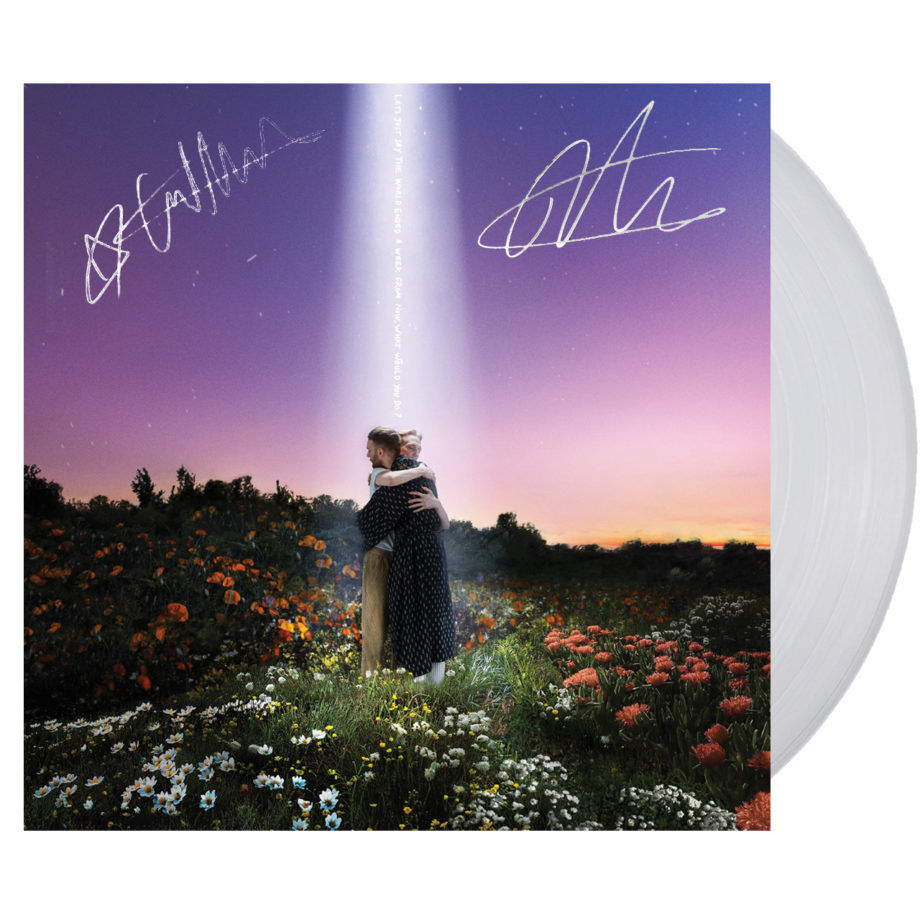 HONNE Lets Just Say The World Ended A Week From Now, What Would You Do Signed Crystal Vinyl