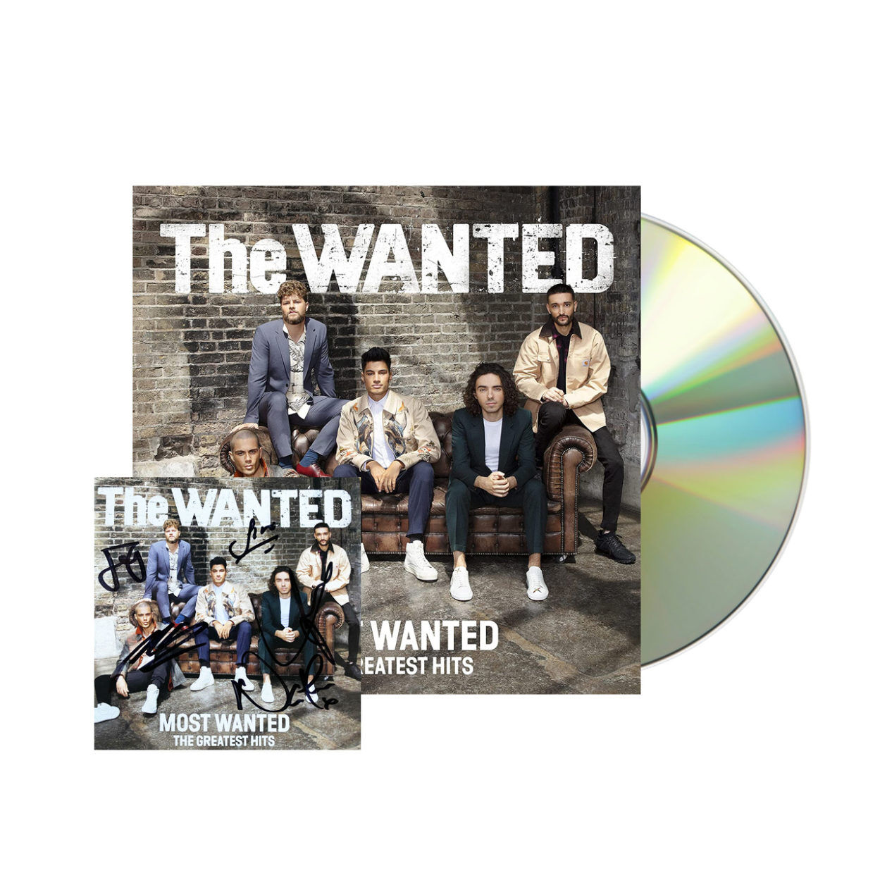 THE WANTED Most Wanted The Greatest Hits Signed CD