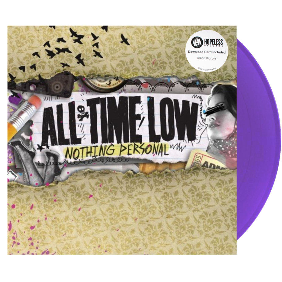 ALL TIME LOW Nothing Personal Purple Vinyl