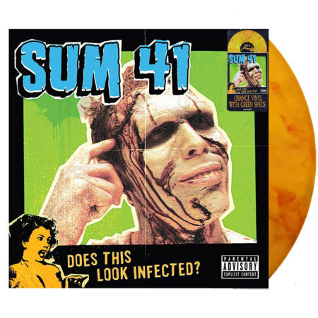 SUM 41 Does This Look Infected Orange Green Spec Vinyl