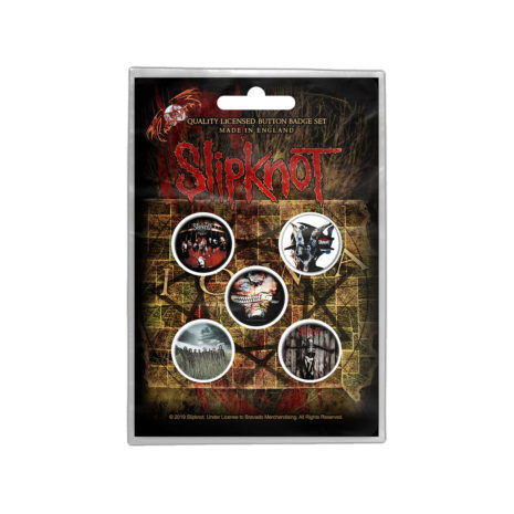 Slipknot Albums Badge Pin Set