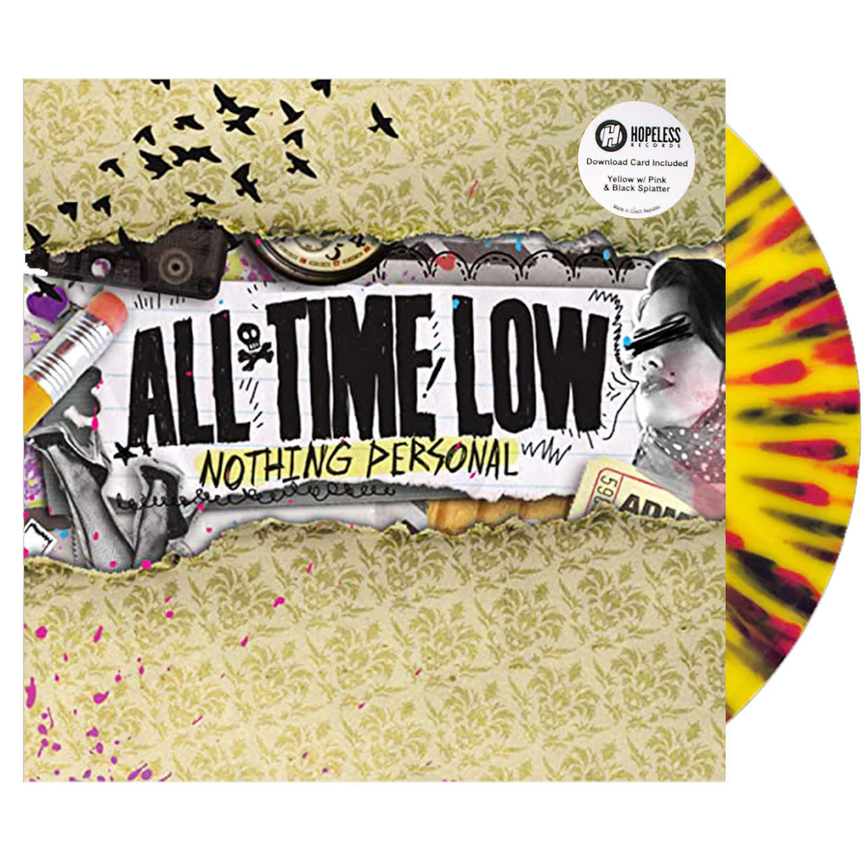 ALL TIME LOW Nothing Personal THT Splatter Vinyl