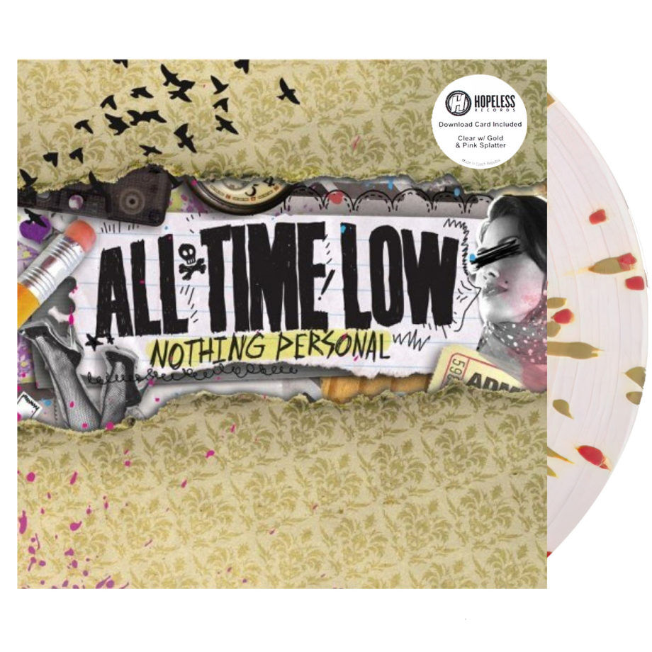 ALL TIME LOW Nothing Personal Ultra Clear Splatter Vinyl