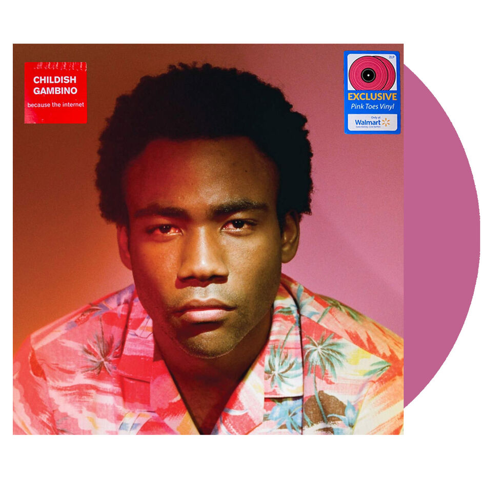 CHILDISH GAMBINO Because the WM Pink Toes Vinyl Ted Ellis