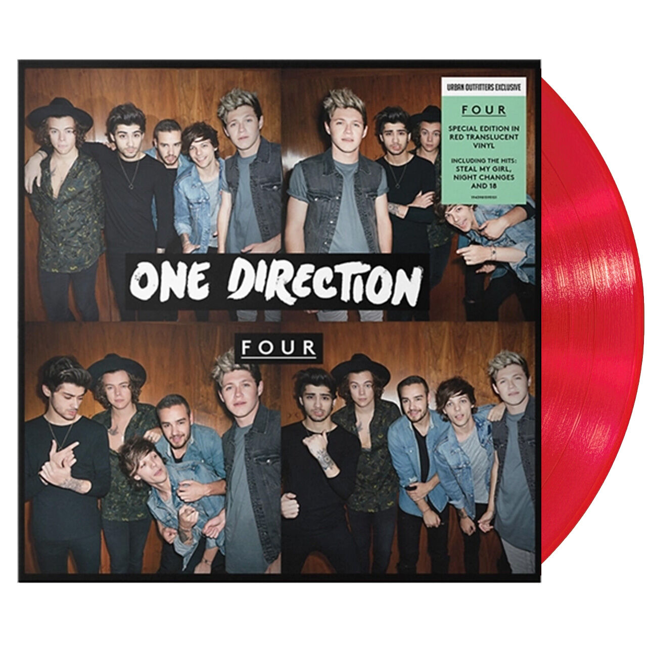 ONE DIRECTION Four UO Red Vinyl