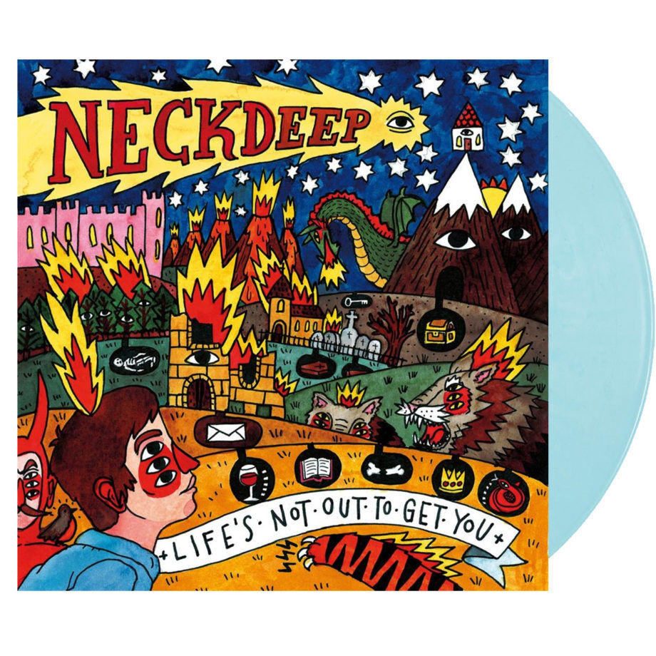 NECK DEEP Life's Not Out To Get You 2022 Blue Vinyl