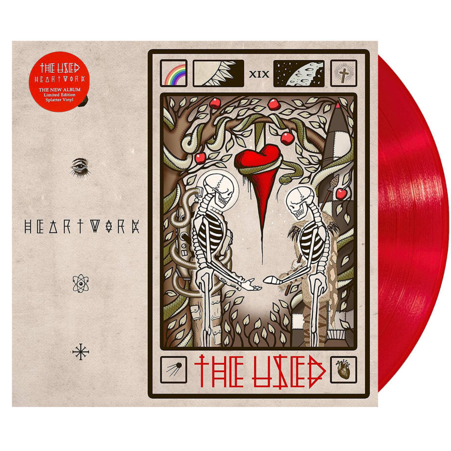THE USED Heartwork Red Splatter Vinyl