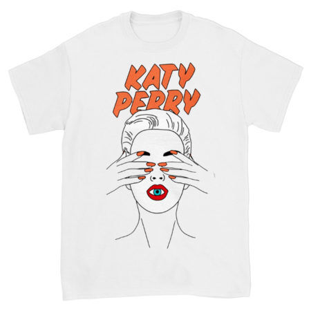 Katy Perry Illustrated Eye Girls Tshirt