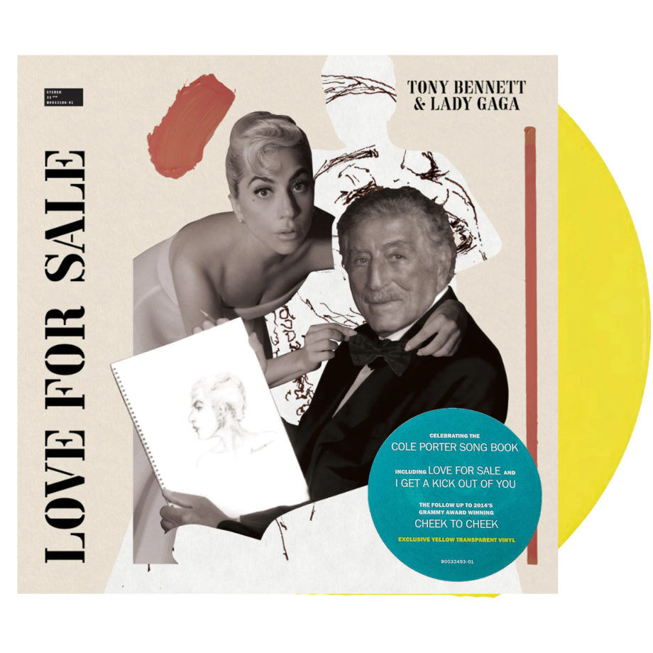 LADY GAGA Love For Sale Yellow UO Vinyl