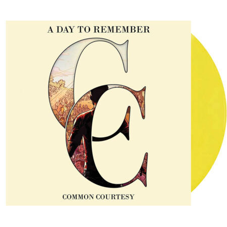A DAY TO REMEMBER Common Courtesy Lemon Milky Vinyl