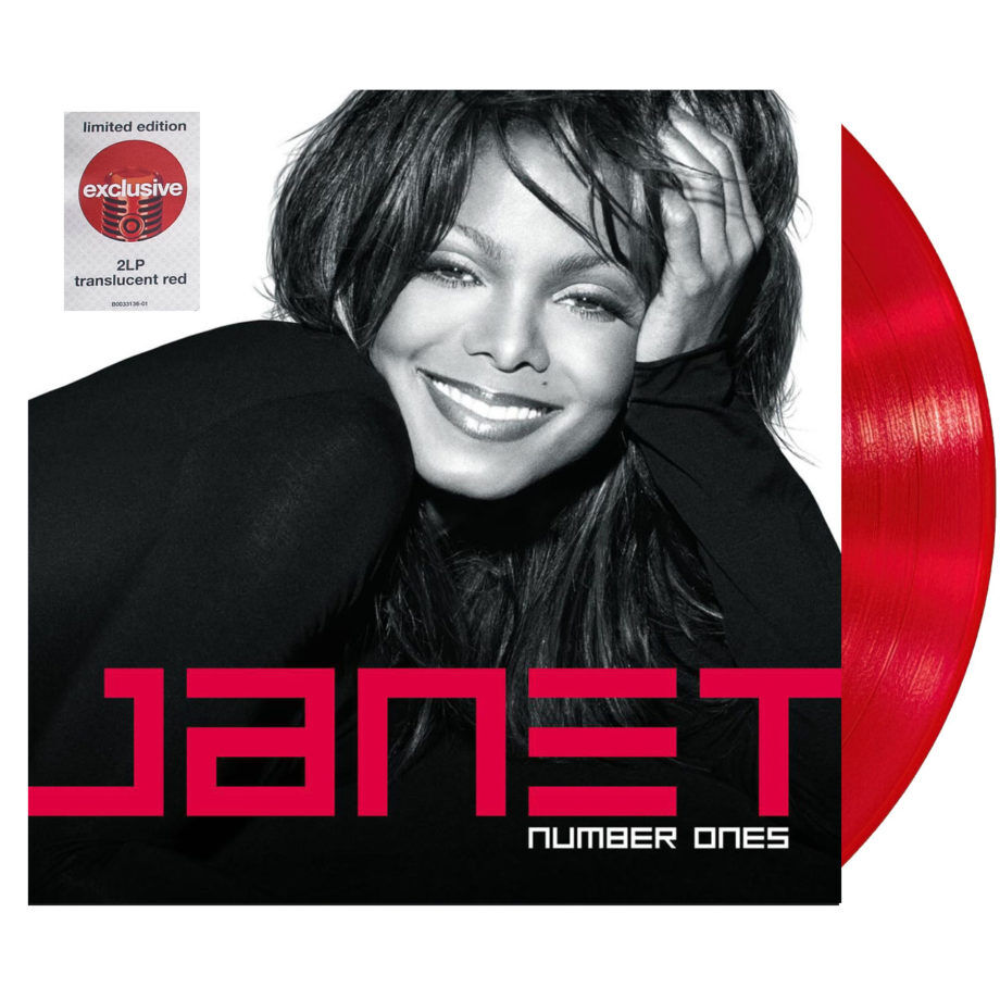 JANET JACKSON Number Ones Red Target Vinyl