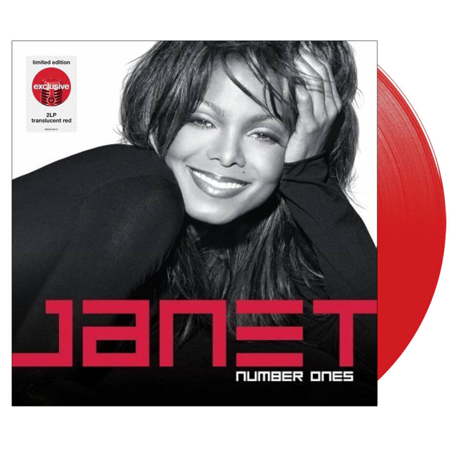 Janet Jackson Number Ones Vinyl (target, Red, 2lp)