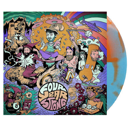 FOUR YEAR STRONG Self Titled OrangeBlue Vinyl