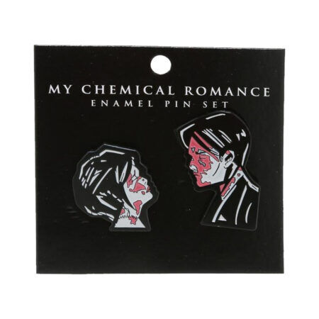 MY CHEMICAL ROMANCE Three Cheers For Sweet Revenge Couple Enamel Pin Set