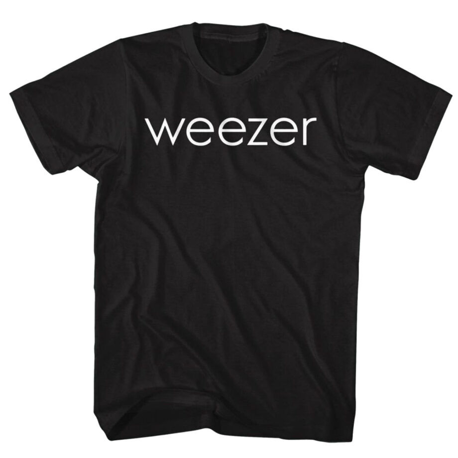 WEEZER Logo Black Tshirt