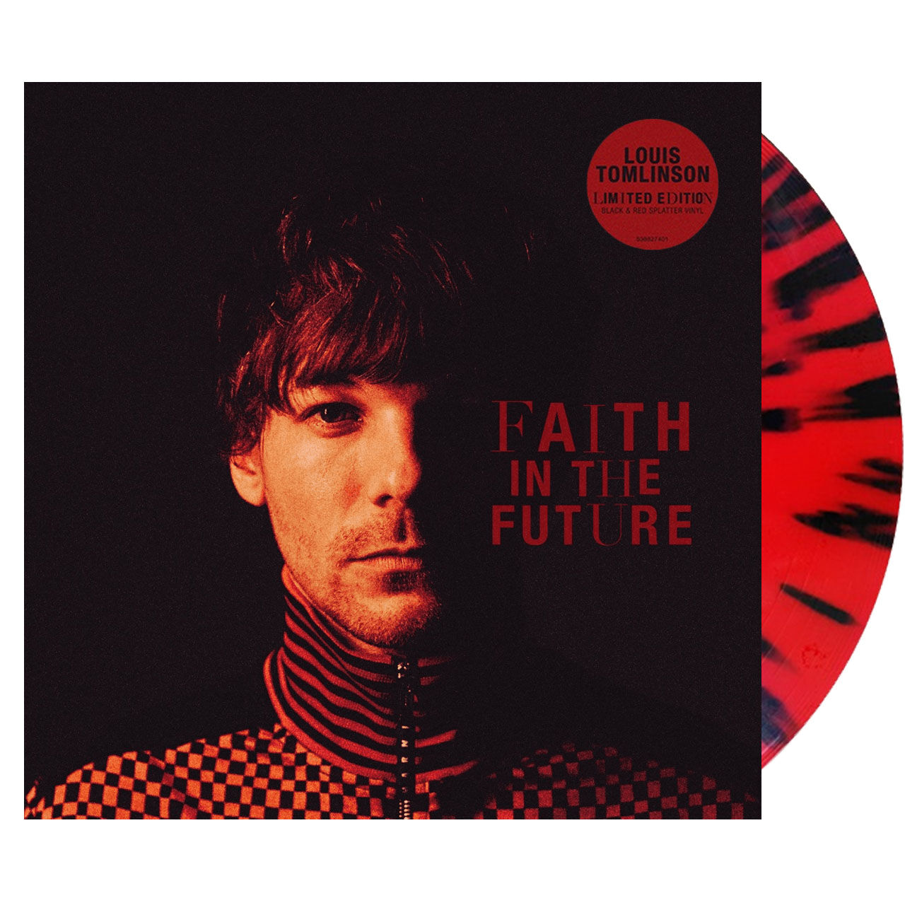 Louis Tomlinson  Faith In The Future (Red & Black Spatter Vinyl