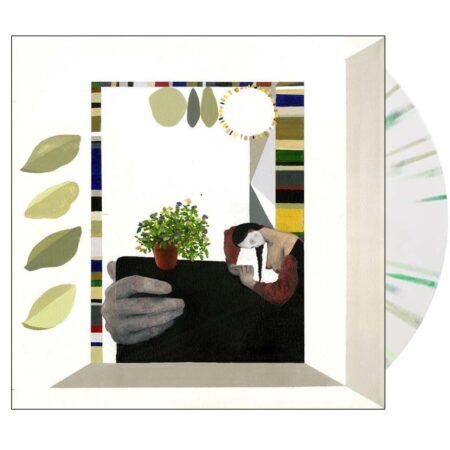 TURNOVER Magnolia White Green Splatter Vinyl